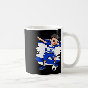 Dabbing Fußballjunge - Israel Trikot israelischer  Kaffeetasse