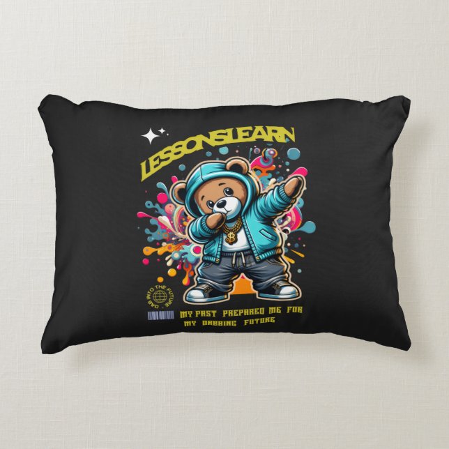 DABBING FUTURE LESSONS LEARN ACCENT PILLOW  DEKOKISSEN (Vorderseite)