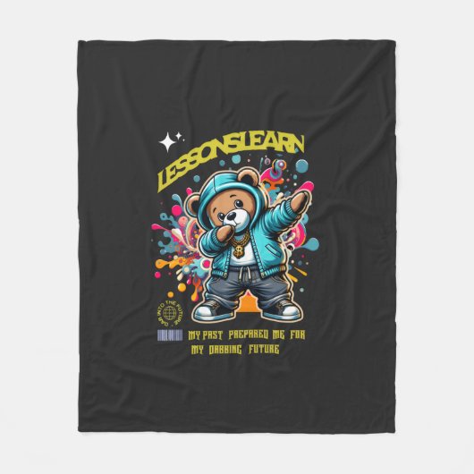 DABBING FUTURE LESSONS LEARN Fleece Blanket (Vorderseite)