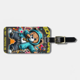 DABBING FUTURE LESSONS LEARN LUGGAGE TAG GEPÄCKANHÄNGER