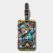 DABBING FUTURE LESSONS LEARN LUGGAGE TAG GEPÄCKANHÄNGER (Vorderseite vertikal)