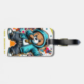 DABBING FUTURE LESSONS LEARN LUGGAGE TAG GEPÄCKANHÄNGER (Rückseite horizontal)