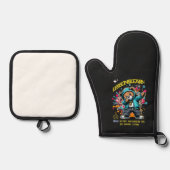 DABBING FUTURE LESSONS LEARN POT HOLDER  OFENHANDSCHUH & Topflappen-Set (Vorderseite)