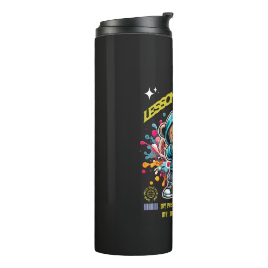DABBING FUTURE LESSONS LEARN Thermal Tumbler  Thermosbecher (Nach links gedreht)