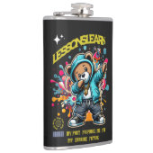 DABBING FUTURE Vinyl Wrapped Flask Flachmann (Rechts)