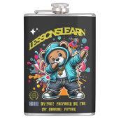 DABBING FUTURE Vinyl Wrapped Flask Flachmann (Vorderseite)