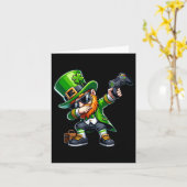 Dabbing Gamer Leprechaun Dab Dance St Pattys St Pa Karte (Gelbe Blume)
