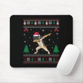Dabbing German Kurzhaar Weihnachtsmannmütze C Mousepad (Mit Mouse)