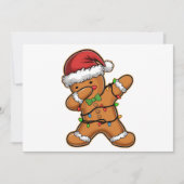 Dabbing Gingerbread Baum Weihnachten (Vorderseite)