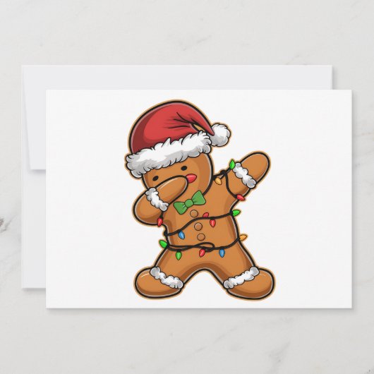 Dabbing Gingerbread Baum Weihnachten (Vorderseite)
