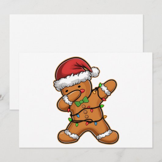 Dabbing Gingerbread Baum Weihnachten (Vorne/Hinten)