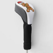 Dabbing Gingerbread Baum Weihnachten Golf Headcover (angewinkelt)