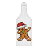 Dabbing Gingerbread Baum Weihnachten Schneidebrett (Vorderseite)