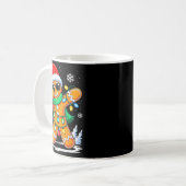 Dabbing Gingerbread Christmas Boys Girls Kids Funn Kaffeetasse (Vorderseite Links)
