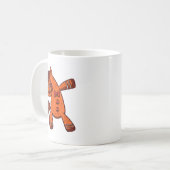 Dabbing Gingerbread Unicorn Cookie Christmas Kaffeetasse (Vorderseite Links)