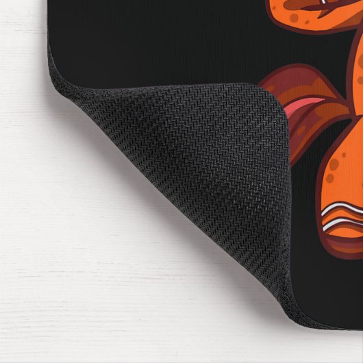 Dabbing Gingerbread Unicorn Cookie Christmas Mousepad (Ecke)