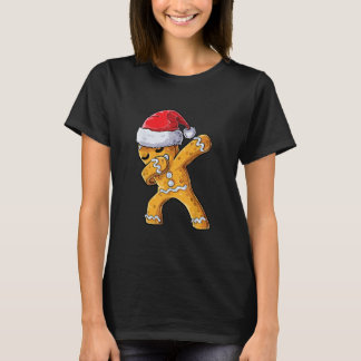 Dabbing Gingerbrei Weihnachtsmänner Weihnachtsmänn T-Shirt