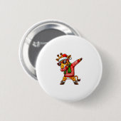 Dabbing Giraffe Sonnenbrille Giraffe Animal Dance  Button (Vorne & Hinten)