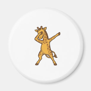 Dabbing-Giraffe Vintage-Stich-T-Shirt-Design_1 Magnet