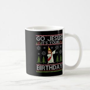 Dabbing Go Jesus Es ist dein Geburtstag frohe Chri Kaffeetasse