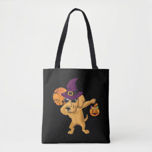 Dabbing Golden Retriever Hund Halloween-Geschenk Tasche