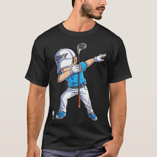 Dabbing Golf für Boys Dab Dance Golfspielen Golf G T-Shirt (Vorderseite)