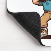 Dabbing Golf Player Mousepad (Ecke)