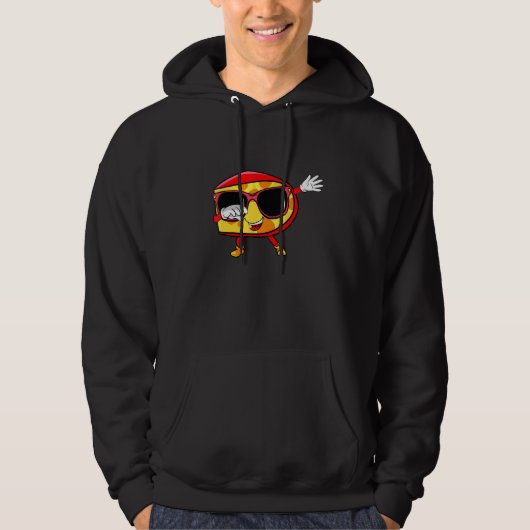 Dabbing Gouda Cheese Cheesy Dab Dance Hoodie (Vorderseite)