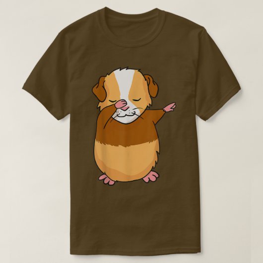 Dabbing Guinea Pig Funny Dab Geschenk T-Shirt (Design vorne)