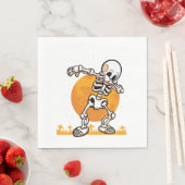 Dabbing Halloween Mops Dog Serviette (Beispiel)