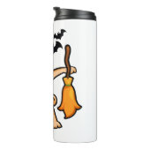 Dabbing Halloween Mops Dog Thermosbecher (Nach rechts gedreht)