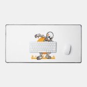 Dabbing Halloween Schreibtischunterlage (Tastatur & Maus)