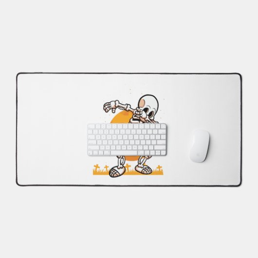 Dabbing Halloween Schreibtischunterlage (Tastatur & Maus)