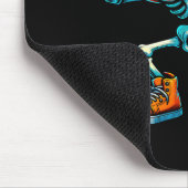 Dabbing Halloween Skeleton Boys Trick Leckerei Fun Mousepad (Ecke)