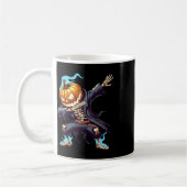Dabbing Halloween Skeleton Monster Dab Spooky Boys Kaffeetasse (Links)