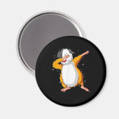Dabbing Hamster Dab Niedlich Kids Kindergeschenk F Magnet (Vorderseite/Rückseite)