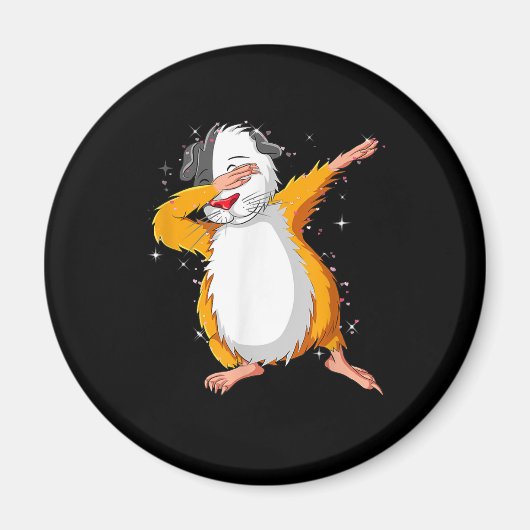 Dabbing Hamster Dab Niedlich Kids Kindergeschenk F Magnet (Vorne)