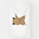 Dabbing Hamster Tanz Funny Dab Tanz Geschenk Banner (Vertikal)