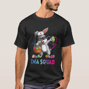 Dabbing-Hase Cna-Squad-Eier-Krankenpflege-Ostertag T-Shirt