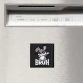 Dabbing-Hase-Ostern Bruh1 Magnet (In Situ (Geschirrspüler))
