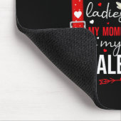 Dabbing Heart Sorry Ladies My Mommy Is My Valentin Mousepad (Ecke)