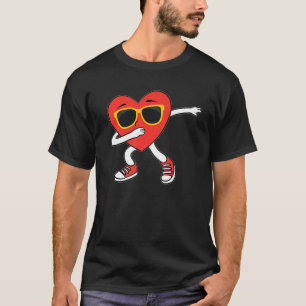 Dabbing Hecht Valentinstag Dab Tance Lov T-Shirt