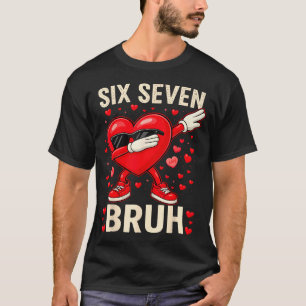 Dabbing Herz 67 Bruh Lustig Männer Kinder Jungen V T-Shirt