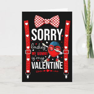 Dabbing Herz Entschuldigung Ladys meine Mami ist m Karte