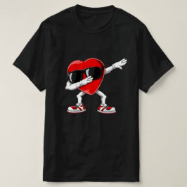 Dabbing Herz Funny Geschenke Mens Kinder Jungen Va T-Shirt