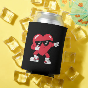 Dabbing Herz Lustige Geschenke Valentinstag Dosenkühler