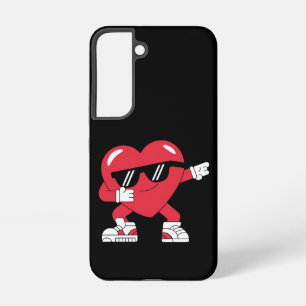 Dabbing Herz Lustige Geschenke Valentinstag Samsung Galaxy Hülle