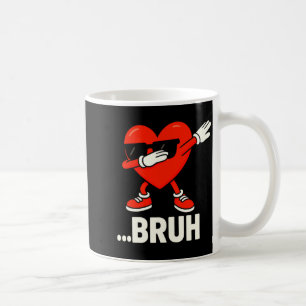 Dabbing Herz Singles Bruh Meme Lustiges Valentinst Kaffeetasse