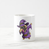 Dabbing Hexe Mops Niedlich Halloween Möpsen Funny  Kaffeetasse (Mittel)