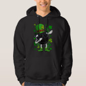 Dabbing Hockey Puck Leprechaun St Patrick's Day Me Hoodie (Vorderseite)